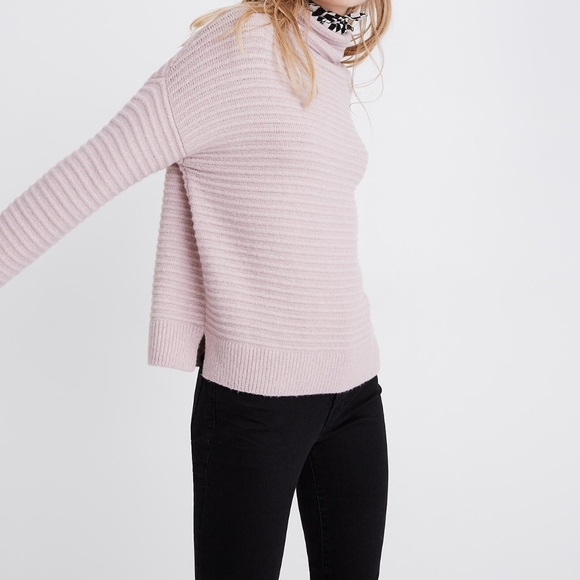 Madewell Sweaters - Madewell Belmont Mockneck Sweater in Wisteria Dove